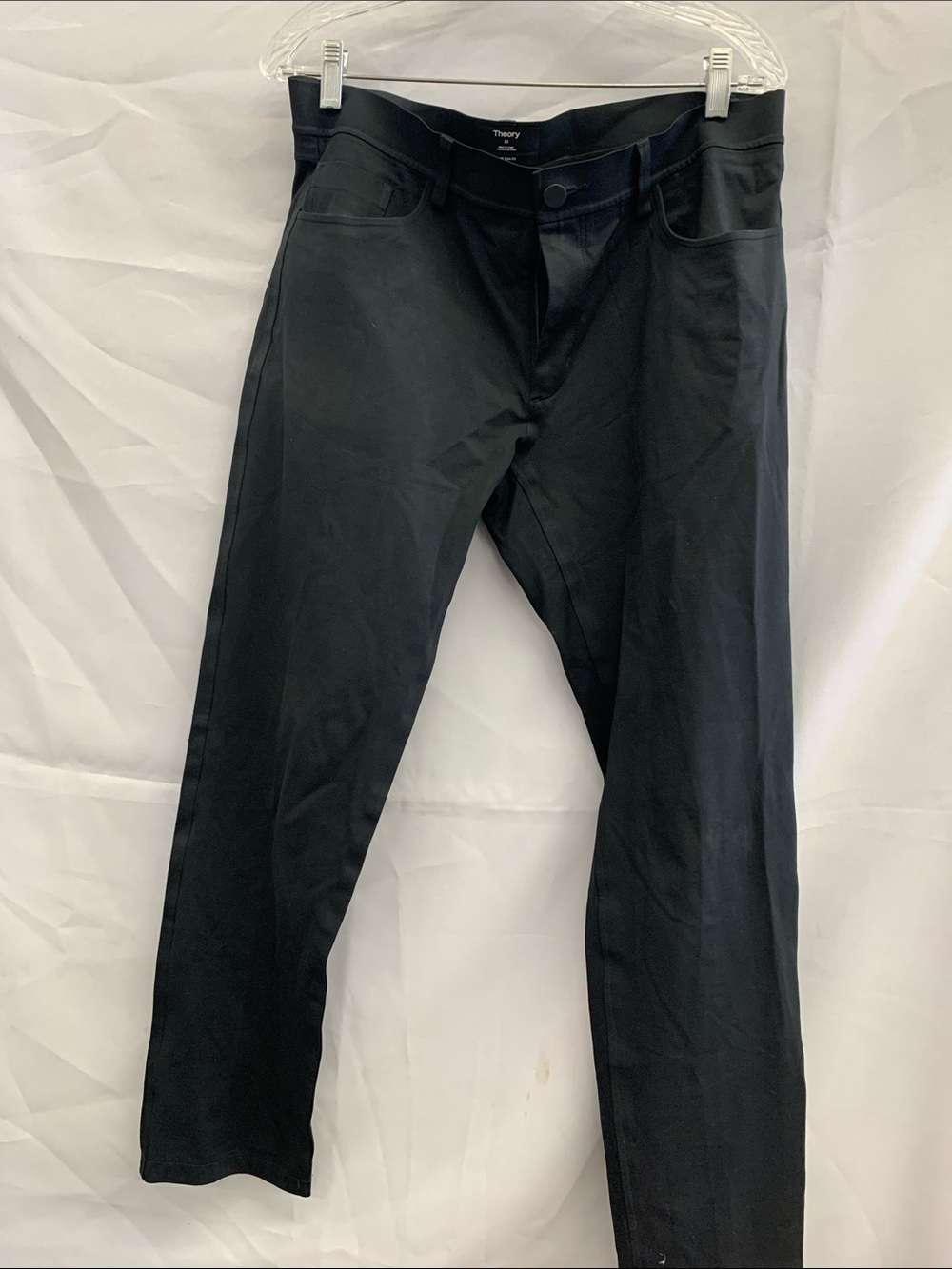 Theory Black Slim Chinos for Men